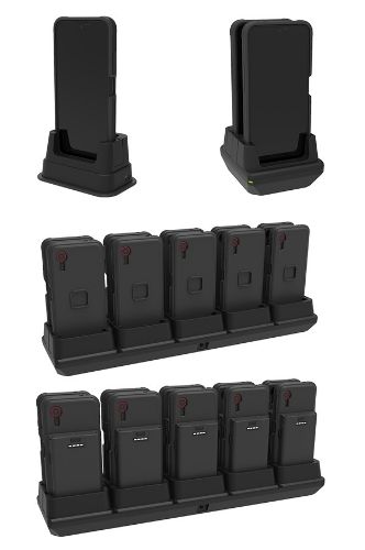 Picture of SAMSUNG (KOAMTAC) XCOVER7 PHONE & BATTERY CHARGING CRADLE - 5 SLOT (BLACK)